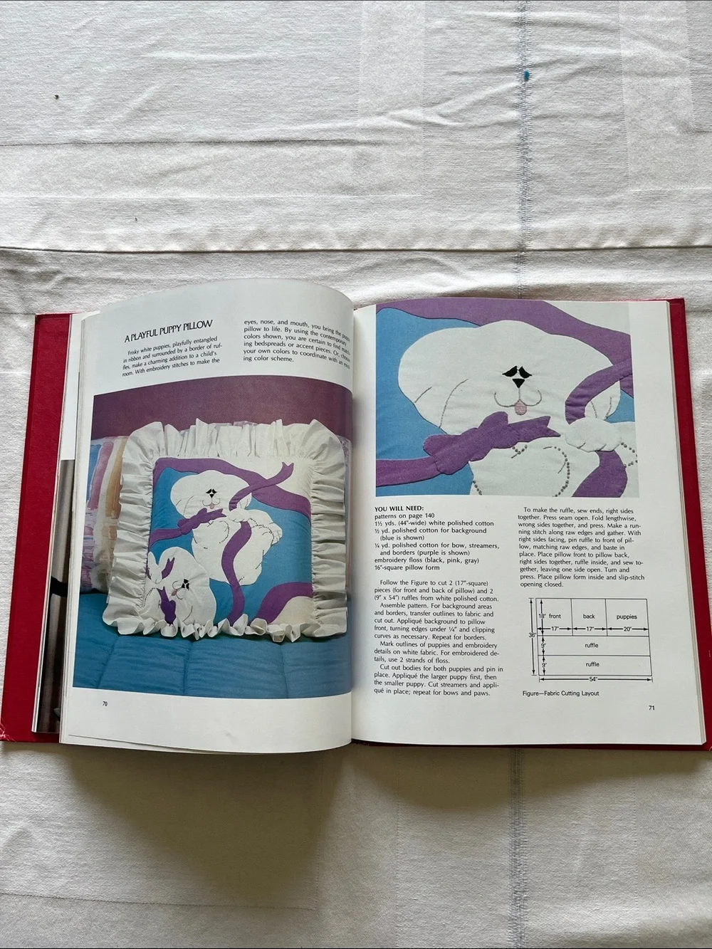Vintage Creative Ideas for Christmas 1985 Hardcover Book - Red Cover